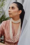 Shop_Anaash_White Pearls Choker _at_Aza_Fashions