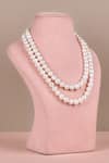 Buy_Anaash_White Pearl Layered Necklace _at_Aza_Fashions
