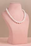 Shop_Anaash_White Pearl Manufactured 22k Gold Plated Necklace _at_Aza_Fashions