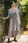 Buy_Chillosophy_Grey Cotton Shawl _Online_at_Aza_Fashions