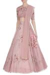Buy_Anushree Reddy_Pink Embroidered Lehenga Set_Online_at_Aza_Fashions