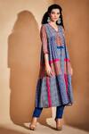 Buy Gulabo By Abu Sandeep Multi Color Patchwork Ajrakh Print Kurta at Aza Fashions Buy_Gulabo By Abu Sandeep_Multi Color Patchwork Ajrakh Print Kurta _at_Aza_Fashions