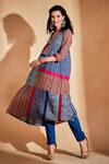Shop Gulabo By Abu Sandeep Multi Color Patchwork Ajrakh Print Kurta at Aza Fashions Shop_Gulabo By Abu Sandeep_Multi Color Patchwork Ajrakh Print Kurta _at_Aza_Fashions