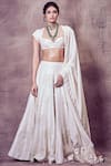 Buy_Masaba_Off White Silk Embroidered Lehenga Set_at_Aza_Fashions