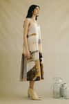 Cord_White Cotton Poplin Printed Midi Dress _Online_at_Aza_Fashions