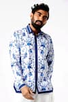 Mr. Ajay Kumar_White Cotton Luxe Printed Shirt  _Online_at_Aza_Fashions