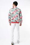 Shop_MR. Ajay Kumar_Multi Color Cotton Floral Print Jacket Style Shirt _at_Aza_Fashions