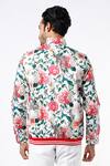 Buy_MR. Ajay Kumar_Multi Color Cotton Floral Print Jacket Style Shirt _Online_at_Aza_Fashions