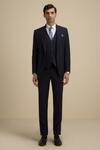 Philocaly_Blue Perennial Wool Peak Lapel Suit And Pant Set _Online_at_Aza_Fashions