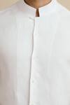 Shop_Philocaly_White 100% Linen Shirt _Online_at_Aza_Fashions