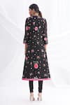 Shop Nachiket Barve Black Silk Chanderi Embroidered Kurta Set at Aza Fashions Shop_Nachiket Barve_Black Silk Chanderi Embroidered Kurta Set _at_Aza_Fashions