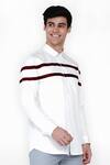 Buy_Lacquer Embassy_White Cotton Satin Shirt _at_Aza_Fashions