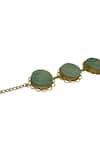 Buy_Arnimaa_Green Stone Embellished Bracelet _Online_at_Aza_Fashions