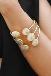 Buy_Arnimaa_Stone Embellished Layered Bracelet_at_Aza_Fashions