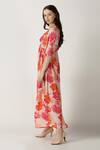 Buy_Archana Shah_White Crepe Silk Printed Kaftan _Online_at_Aza_Fashions
