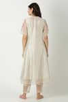 Shop_Archana Shah_White Bemberg Silk Printed Kurta _at_Aza_Fashions