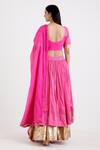 Buy_Label Earthen_Pink Cotton Mal Printed Lehenga Set_Online_at_Aza_Fashions