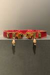 Buy Aditi Gupta Red Bead Meenakari Kundan Belt at Aza Fashions Buy_Aditi Gupta_Red Bead Meenakari Kundan Belt _at_Aza_Fashions