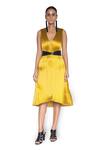 Buy_Rimzim Dadu_Yellow Metallic Jacket Dress_Online_at_Aza_Fashions