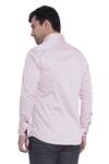 Shop_Abkasa_Pink Cotton Slim-fit Shirt For Men_at_Aza_Fashions