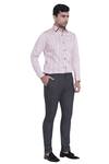 Buy_Abkasa_Pink Cotton Slim-fit Shirt For Men_Online_at_Aza_Fashions