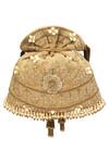 Shop_Fuchsia_Gold Embroidery Aurelia Geometric Potli _at_Aza_Fashions