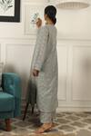 Shop_Gulabo Jaipur_Grey Batul Kurta And Pant Set_at_Aza_Fashions