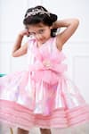 Buy Hoity Moppet Pink Organza, Tulle Sequins, Bows Work Flared Dress Online at Aza Fashions Buy_Hoity Moppet_Pink Organza, Tulle Sequins, Bows Work Flared Dress _Online_at_Aza_Fashions