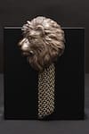 Shop_Cosa Nostraa_Gold Lion Chain Tassel Brooch_at_Aza_Fashions
