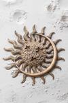 Shop_Cosa Nostraa_Gold Stones Sun And Moon Carved Brooch_at_Aza_Fashions