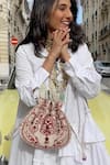 Buy_Lovetobag_Ivory Embellished Bijoux Potli _at_Aza_Fashions