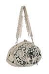 Buy_Lovetobag_Ivory Semi Precious Stone Bijoux Embellished Pouch _Online_at_Aza_Fashions