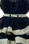 Buy_Pa:Paa_Black Ruffle Tiered Dress For Girls_Online_at_Aza_Fashions