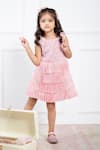 Buy_Hoity Moppet_Pink Tulle Embroidery Tiered Fringe Dress _at_Aza_Fashions
