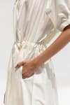 Buy_Corpora Studio_White Cotton Satin Round Jumpsuit  _Online_at_Aza_Fashions