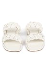 Buy_Vanilla Moon_White Bonny Braided Flats _at_Aza_Fashions