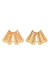 Buy_Zeeya Luxury Jewellery_Gold Plated Stone Embellished Earrings _Online_at_Aza_Fashions