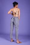 Shop_MATI_Purple Cotton Striped Pant Set_at_Aza_Fashions