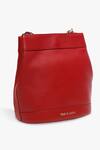 Buy_Tan & Loom_Red Rani Leather Batwa _at_Aza_Fashions