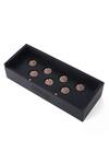 Buy_Cosa Nostraa_Gold Plated Military Merit Buttons Set Of 7_at_Aza_Fashions