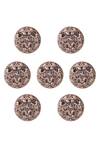Shop_Cosa Nostraa_Gold Plated Military Merit Buttons Set Of 7_at_Aza_Fashions