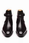Shop_3dm Lifestyle_Black Jodhpur Boots _at_Aza_Fashions