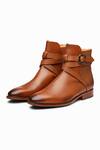 Buy_3DM LIFESTYLE_Brown Jodhpur Boots _at_Aza_Fashions