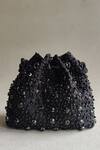 Buy_Plode_Rhinestone Embellished Bucket Bag_at_Aza_Fashions