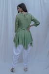 Shop_Bohame_Green Tencel Dream Cowl Top _at_Aza_Fashions