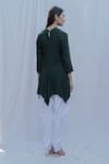 Shop_Bohame_Green Tencel Dream Cowl Top _at_Aza_Fashions