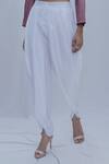 Shop_Bohame_White Tencel Dhoti Pant_Online_at_Aza_Fashions