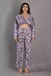 Buy_Bohame_Purple Cotton Satin Ayana Floral Print Jumpsuit_Online_at_Aza_Fashions