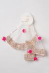 Byb Premium_Pink Embroidered Lehenga Set For Girls_at_Aza_Fashions