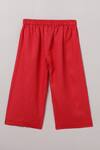 Byb Premium_Red Linen Top And Pant Set _at_Aza_Fashions